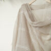 water solubility check wool shawl - Image 4